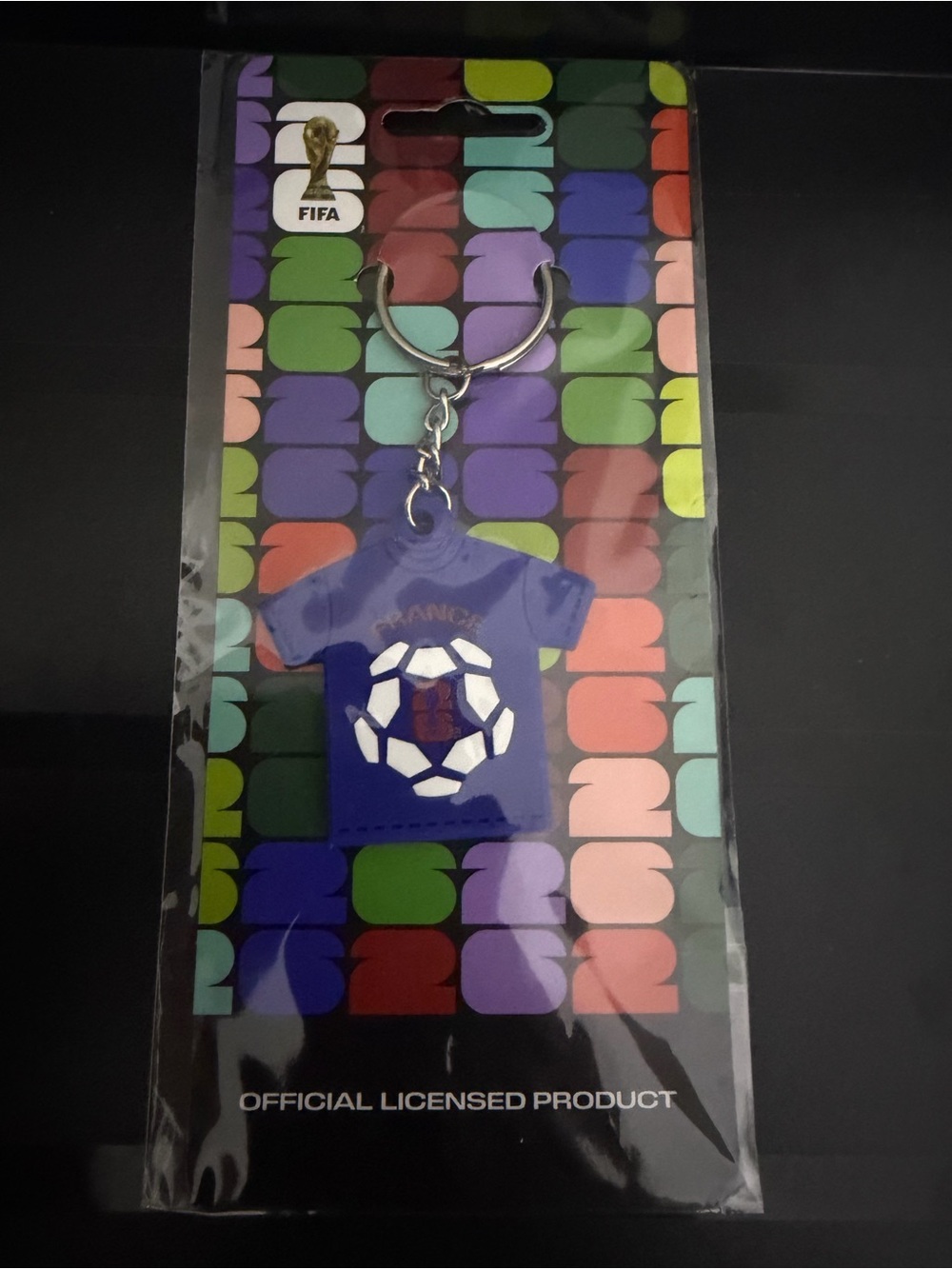 FIFA World Cup 2026 Collectible Souvenir - Keychain France Jersey